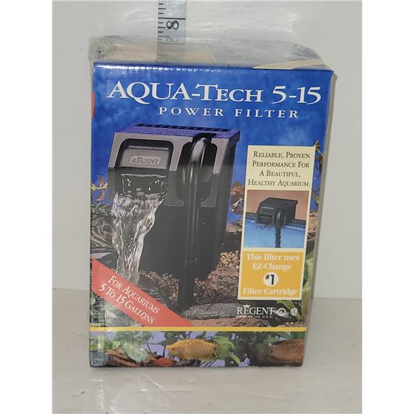 New Sealed Aqua-Tech 5-15 POwer Filter - For 5 to 15 Gallon Aquariums