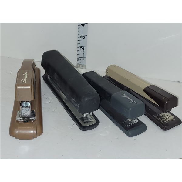 Lot of Vintage Staplers