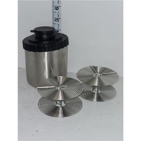 Samigon Stainless Steel Tank with 2 Reels for 1x 35mm Reel