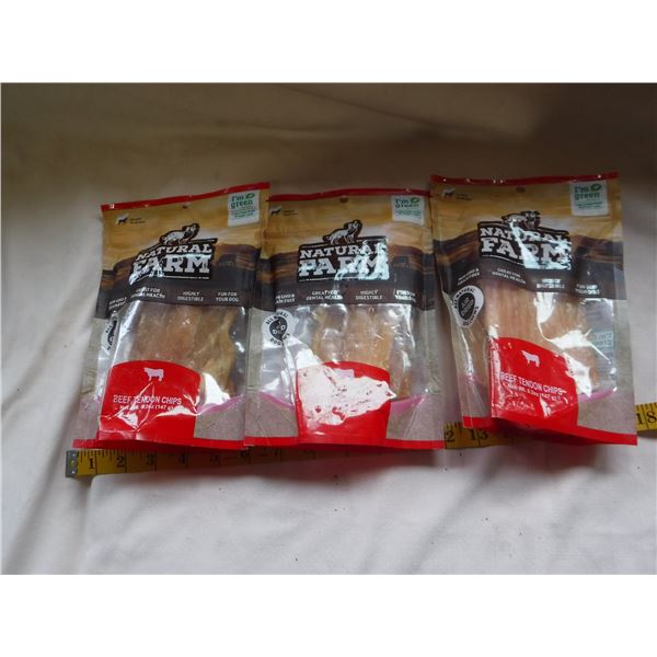 3 Bags Of Beef Tendon Chips