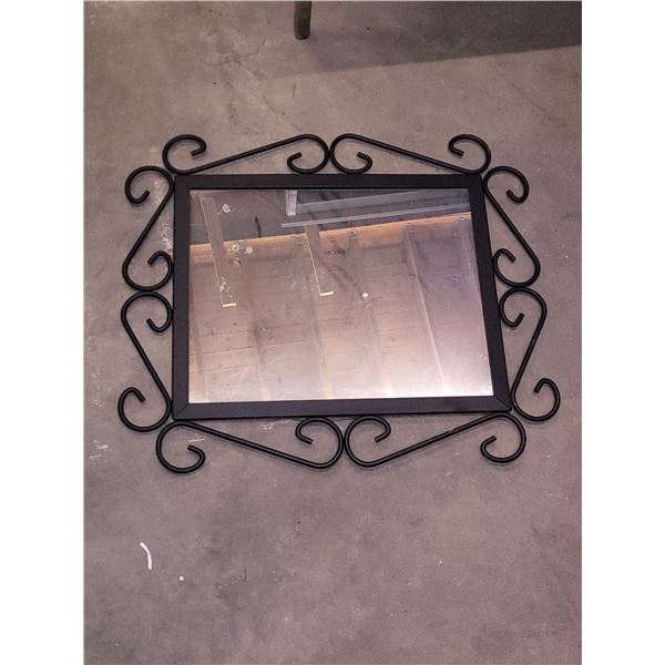Heavy (ish) Wroght Iron Decorative Mirror