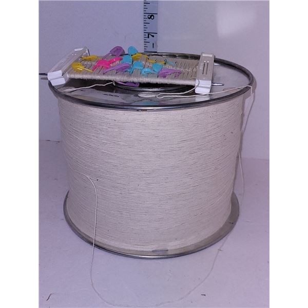 Huge Roll of Soft Cotton Yarn on Spool