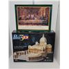 Image 1 : Lot of 2 Opened Puzzles - The Last Supper + 3D Vatican Puzzle - Unverified if complete