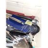 Image 4 : Large Clear Tote with Nice Lot of Kitchen Utensils
