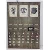 Image 1 : Metal Wall Magnetic Calendar - Complete