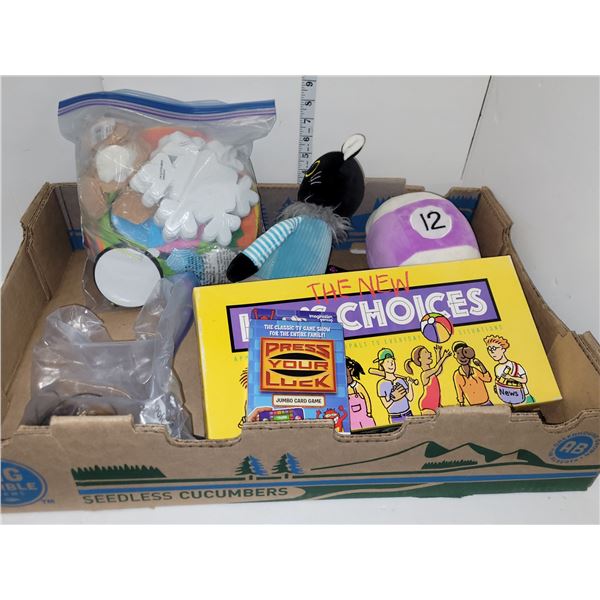 Fruit Flat of Childrens Crafts, Toys Etc