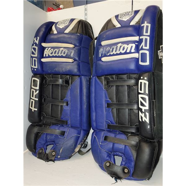 Pair of Heaton Pro 60z Goalie Pads - 30" 76cm