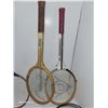 Image 2 : Lot of Vintage Badminton & Tennis Rackets