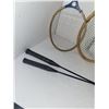 Image 6 : Lot of Vintage Badminton & Tennis Rackets
