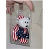 Image 2 : Rare 1999 Spangled Beanie Baby in Hard Plastic Case