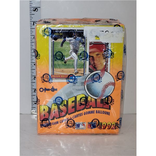Sealed Box of 1992 OPC MLB Baseball Cards