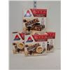 Image 1 : Lot of 4 Boxes of Atkins Protein Bars (5 in each box) Peanut Fudge Granola - BB 24/MA/25