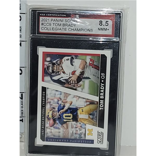 2021 Panini Tom Brady Graded 8.5