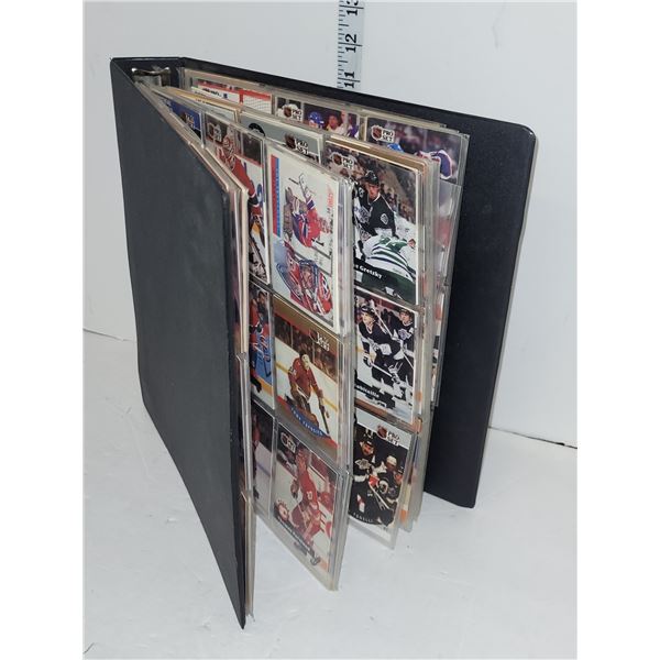 Binder of Various Pro Set 1991 Hockey Cards