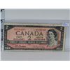 Image 1 : Rare Error 1954 Canada $2 Bill with Signatures on Front & Back (Verified to be real by coin shop)