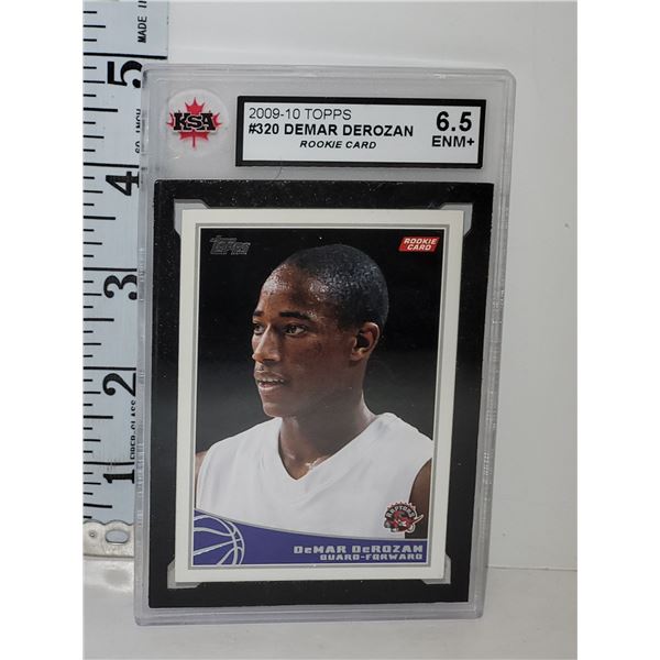 2009/10 Topps RC Demar Derozan Graded 6.5