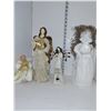Image 1 : Lot of Angels - 2 Statues, 2 Decor