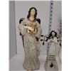 Image 3 : Lot of Angels - 2 Statues, 2 Decor