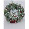 Image 1 : Thomas Kinkade Deck The Halls Light Up and Musical Wreath in Box