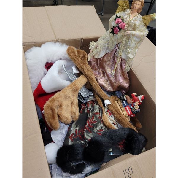 Moving Box of Various Holiday Decor