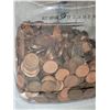 Image 2 : Estate Jar of Pennies - Unsorted, weighs 6.96 lbs