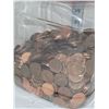 Image 4 : Estate Jar of Pennies - Unsorted, weighs 6.96 lbs
