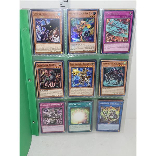 Sheet of 1st Edition Konami Yu-Gi-Oh Cards (mostly)