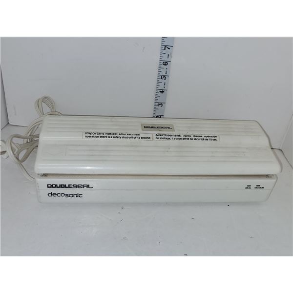 Deco Sonic Double Seal Food Sealer - Untested