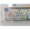 Image 3 : 1972 Canada $5 Bill Error (miscut) + Replacement Bill