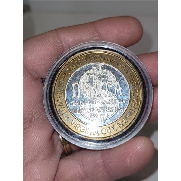 The Delta 0.999 Silver Coin 37.4 Grams - No GST