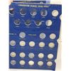 Image 4 : Collector Book with 21 Silver 10 Cent Coins