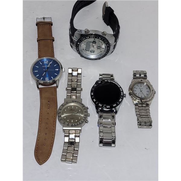 Bag of 5 Mens Watches