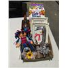 Image 1 : Snowman and reindeer picture and other items