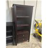 Image 1 : Shelf with two drawers 24" x 17" x 59" tall