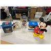 Image 1 : Mugs glasses, cup, and frame Mickey Mouse