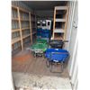 Image 1 : contents of 20ft c can CONTENTS must be picked up Sunday 7am-NOON ONLY shelves stay with c can