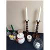 Image 2 : Assorted Candles & Candle Holders