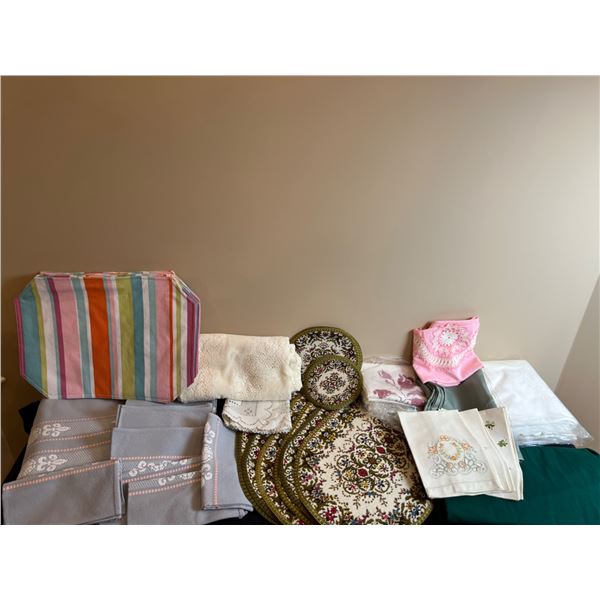 Assorted Table Linens