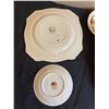 Image 2 : Assorted Servingware With Gold Coloured Trim