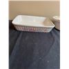 Image 2 : Set of 3 Patterned Oven & Dishwasher Proof Dishes