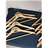Image 2 : Laundry Basket & Assorted Wooden & Plastic Hangers