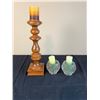 Image 1 : 3 Candle Holders With Candles