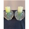 Image 2 : 3 Candle Holders With Candles