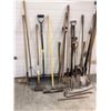 Image 1 : Shovels, Rakes, Pitch Forks, Prybars etc
