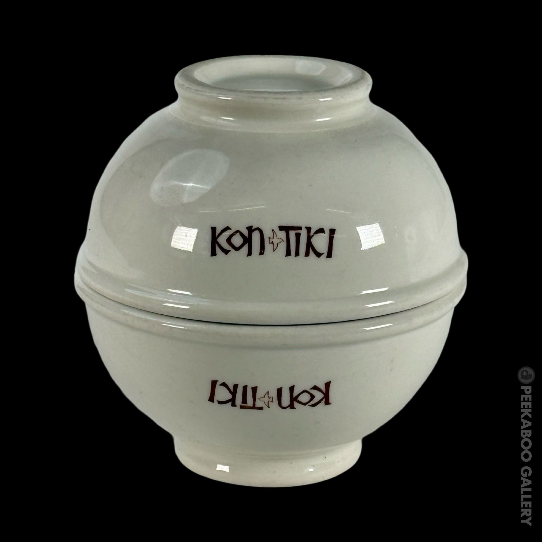 SET OF 2 (TWO) STEVE CRANE'S KON-TIKI RICE SERVING BOWLS.