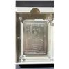 Image 2 : 1993 ERIC LINDROS HIGHLAND MINT SILVER BAR, 4.25 TROY OUNCES, 0416 OF 1000  (FACTORY SEALED)