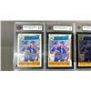 Image 2 : 6 1983-1984 O-PEE-CHEE MESSIER/GRETZKY HIGHLIGHT #23, ASSORTED KSA GRADES