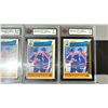 Image 3 : 6 1983-1984 O-PEE-CHEE MESSIER/GRETZKY HIGHLIGHT #23, ASSORTED KSA GRADES