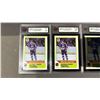 Image 2 : 4 1996-1997 O-PEE-CHEE WAYNE GRETZKY SCORING LEADER #260, KSA GRADED - 7NM & 7.5NM+