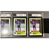 Image 3 : 4 1996-1997 O-PEE-CHEE WAYNE GRETZKY SCORING LEADER #260, KSA GRADED - 7NM & 7.5NM+